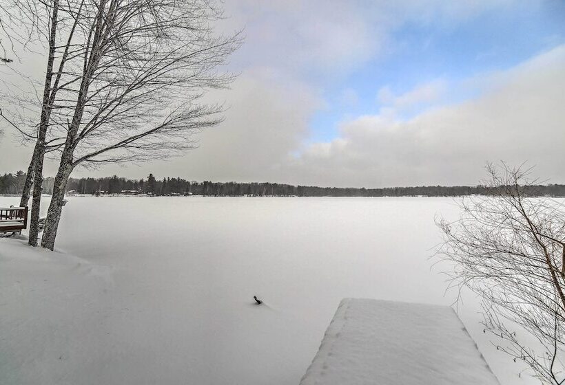 Lakefront Cabin W/ Private Dock & Beach!