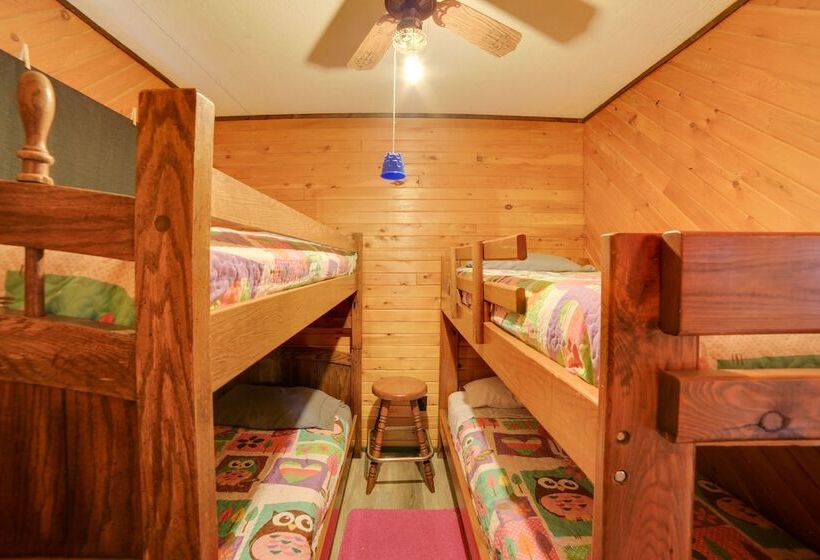 Lakefront Cabin W/ Private Dock & Beach!