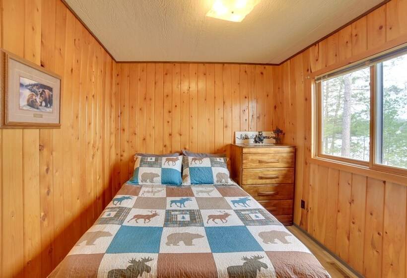 Lakefront Cabin W/ Private Dock & Beach!