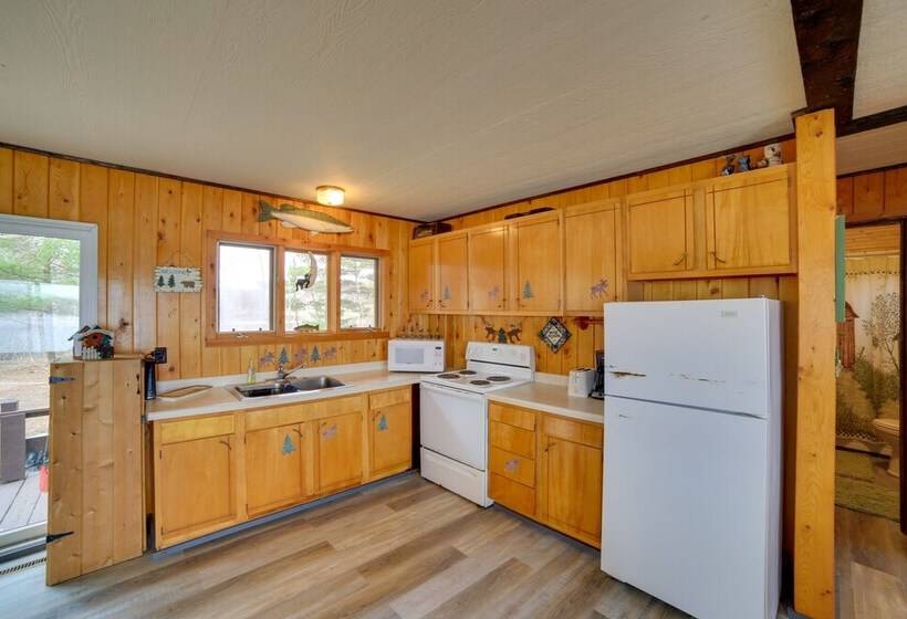 Lakefront Cabin W/ Private Dock & Beach!