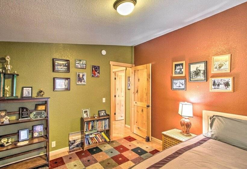 Lakefront Cabin W/ Stunning Mountain Views & Dock!