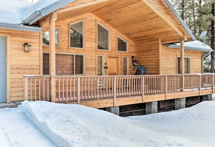 < 3 Mi To Pinetop Country Club: Luxe Cabin W/ Deck