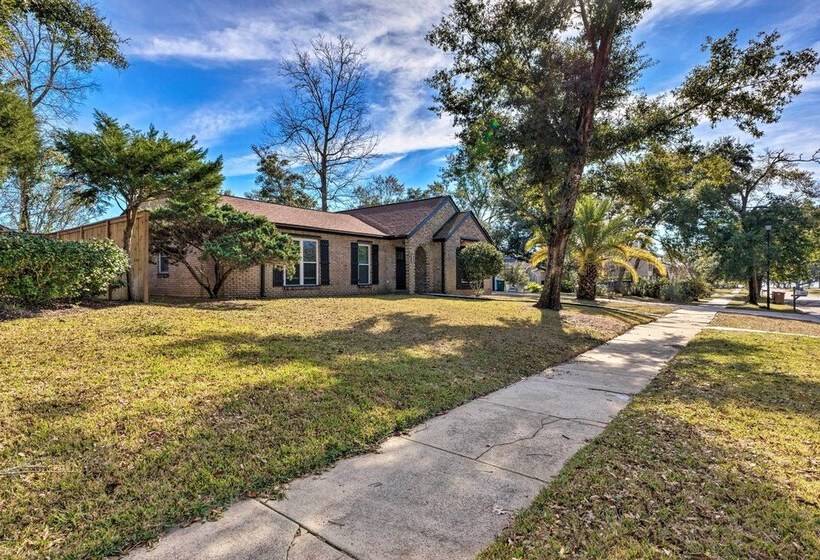Modern Coastal Bungalow W/ Yard ~ Walk To Beach!