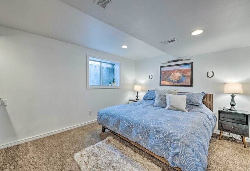 Modern Home W/ Fenced Yard: Blocks To Main St!