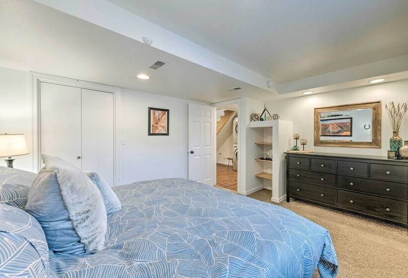 Modern Home W/ Fenced Yard: Blocks To Main St!