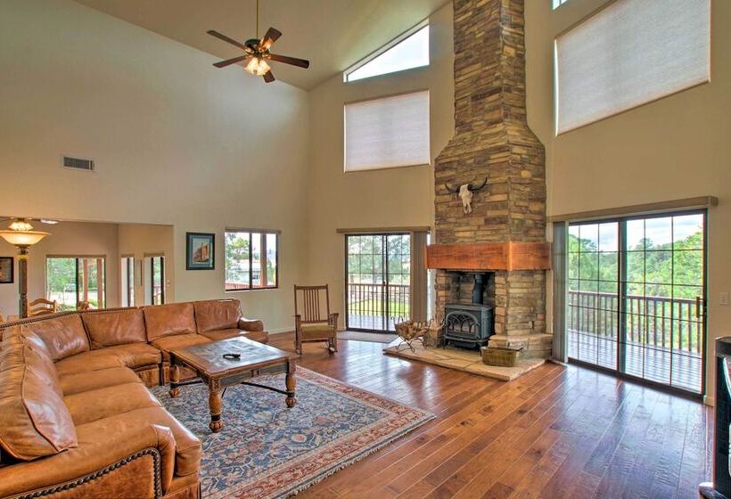 Sauna, Deck & Fire Pit: Rocking Horse Ranch