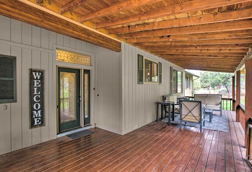 Sauna, Deck & Fire Pit: Rocking Horse Ranch