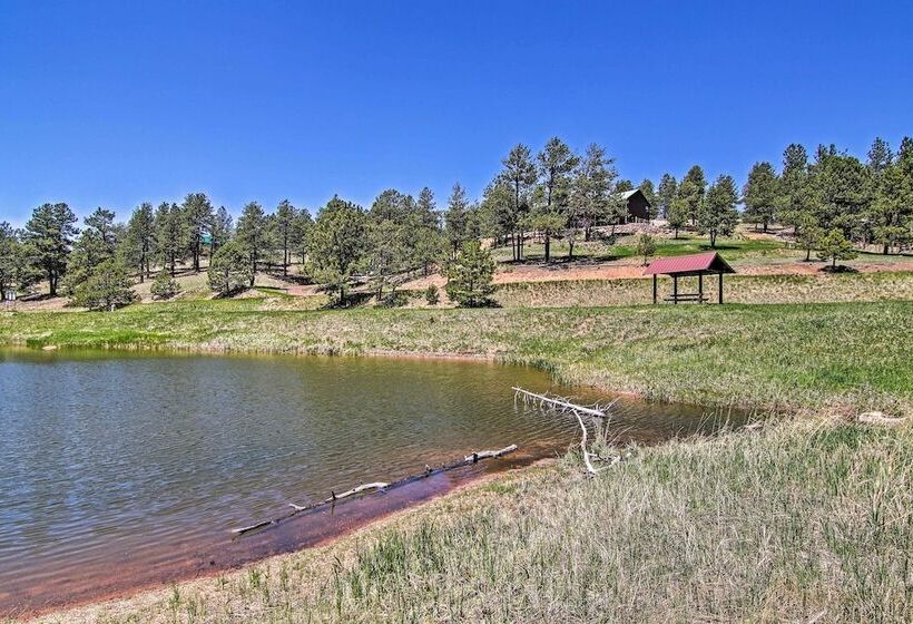Florissant Hilltop Hideaway W/ Porch + Pond Access
