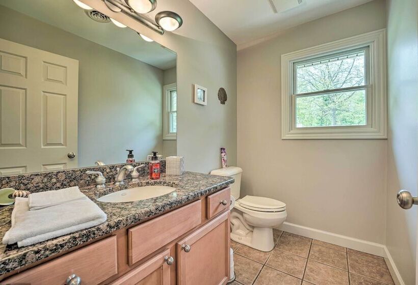 Pet Friendly Grass Lake Retreat W/ Game Room!