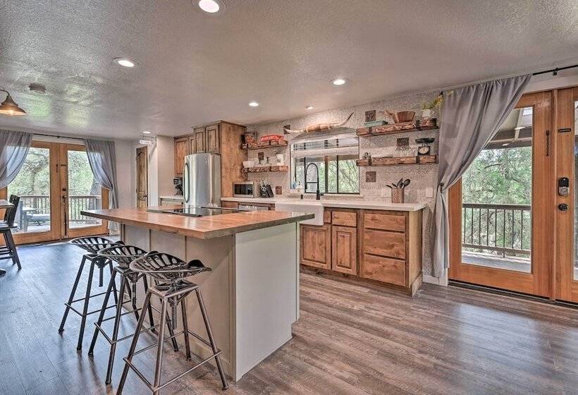 Hot Tub, Game Room: Pet Friendly Pine Cabin!