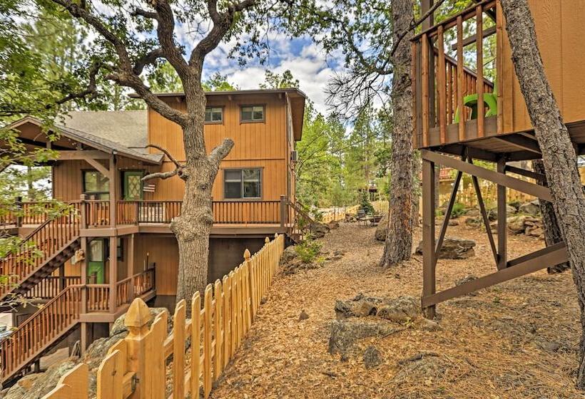 Pet Friendly Munds Park Retreat W/ Wraparound Deck