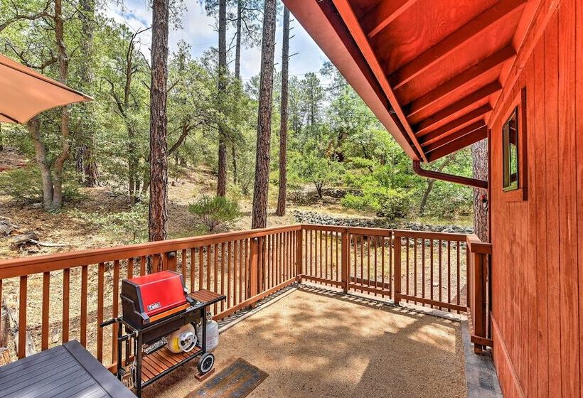 Prescott Cabin W/ Beautiful Forest Views & Deck!