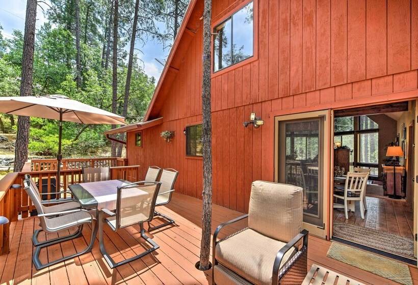 Prescott Cabin W/ Beautiful Forest Views & Deck!
