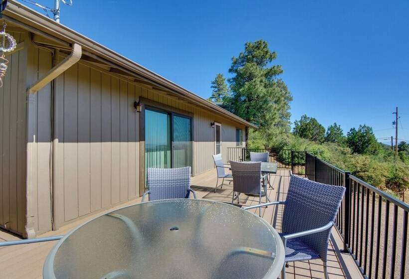 Prescott Hideaway W/ Deck, Sauna & Mountain Views!