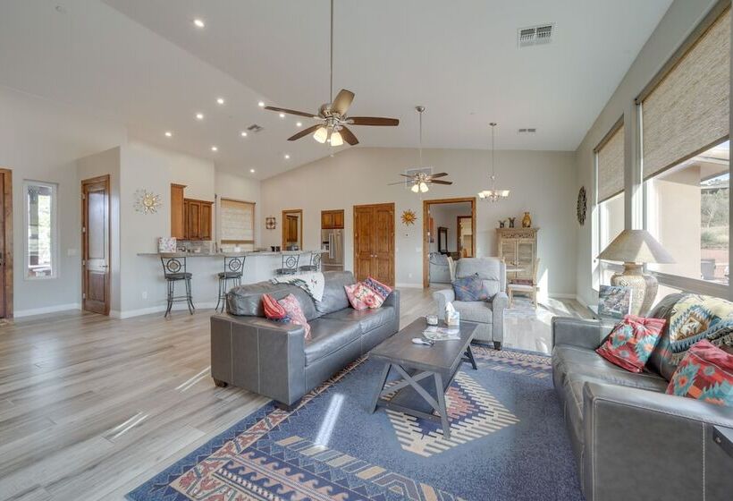 Red Rock Country Home With Patio & Mountain Views!