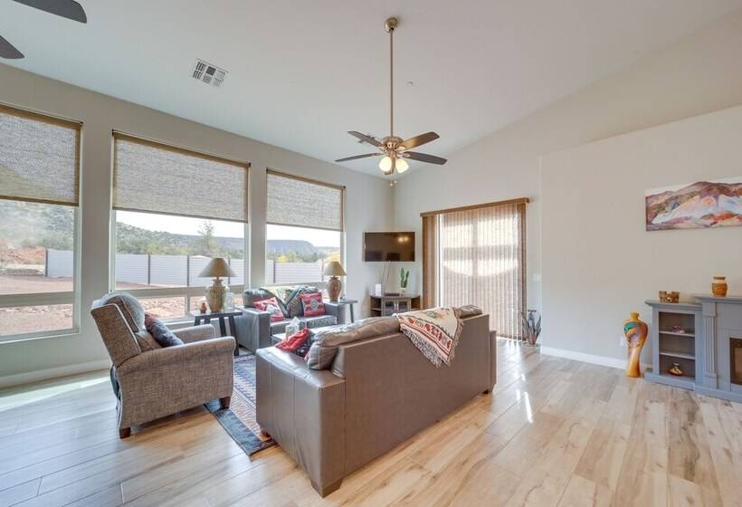 Red Rock Country Home With Patio & Mountain Views!