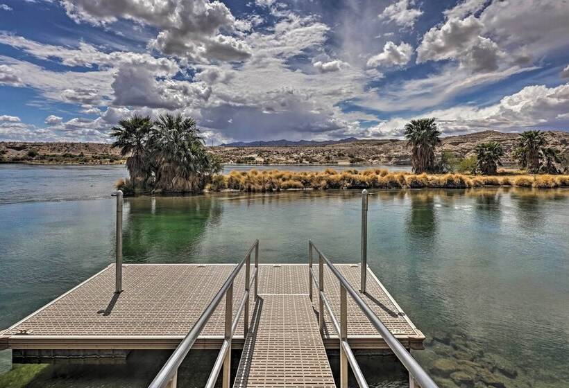 Restful Riverfront Retreat W/ Private Dock + Patio