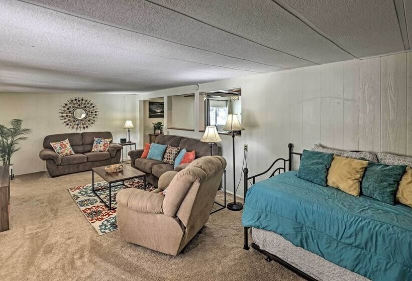 Restful Riverfront Retreat W/ Private Dock + Patio