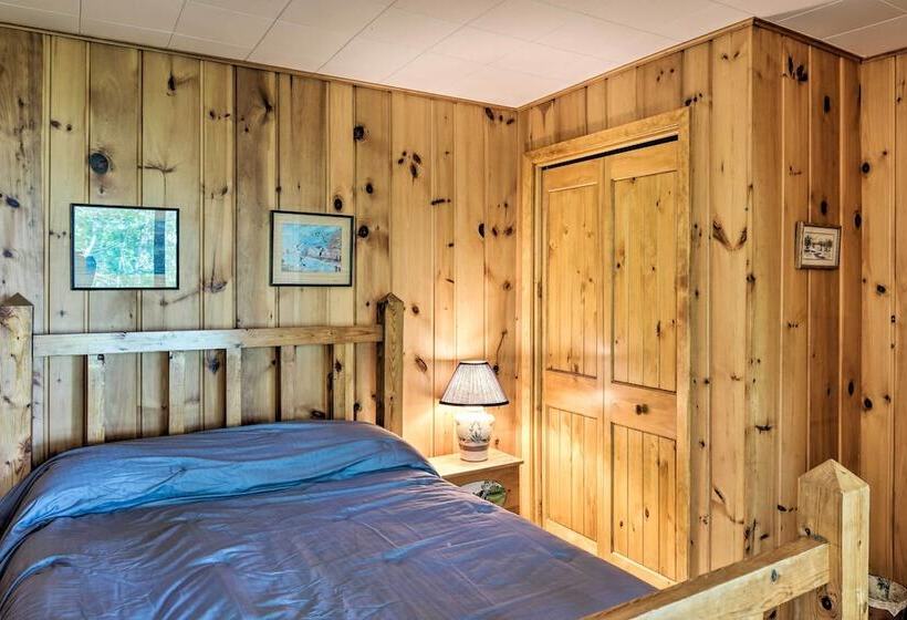 Rustic Cozy Cabin On Island Lake W/ Fire Pit, Dock