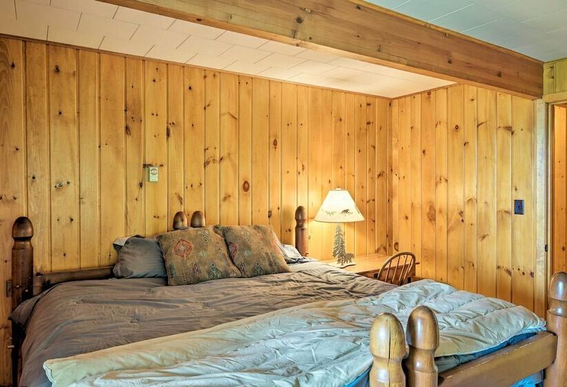 Rustic Cozy Cabin On Island Lake W/ Fire Pit, Dock