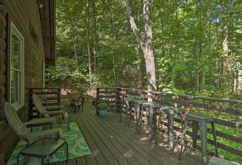 Rustic Yet Cozy Cabin W/ Fire Pit In Smokies!