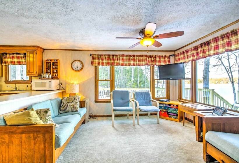 Scenic Lyman Home On Swan Pond W/ Wraparound Deck!