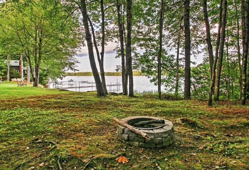Scenic Lyman Home On Swan Pond W/ Wraparound Deck!