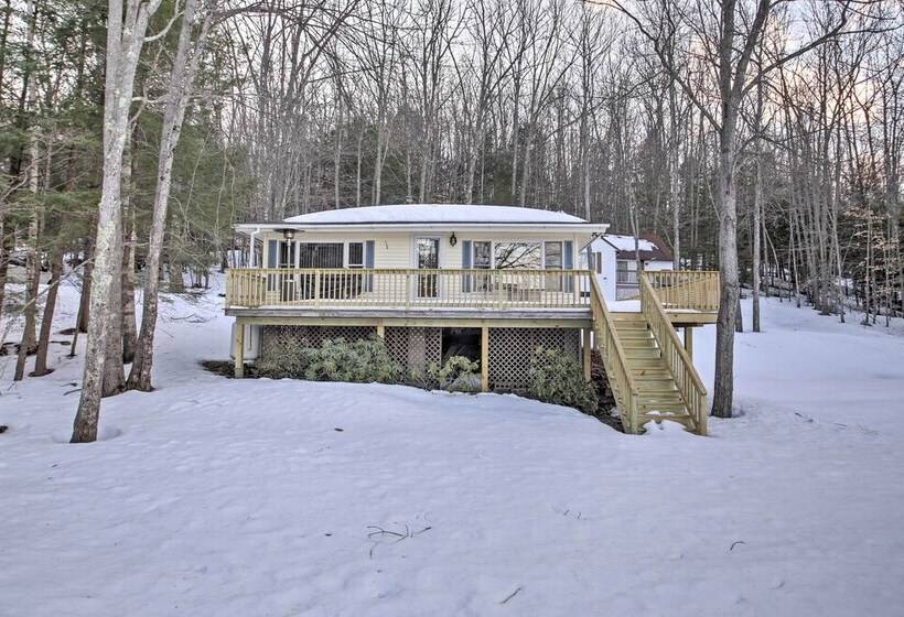 Scenic Lyman Home On Swan Pond W/ Wraparound Deck!