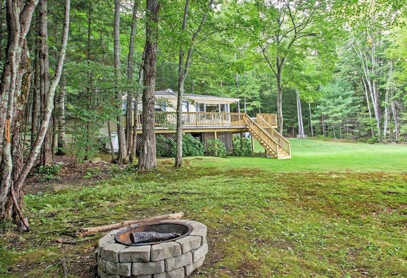 Scenic Lyman Home On Swan Pond W/ Wraparound Deck!