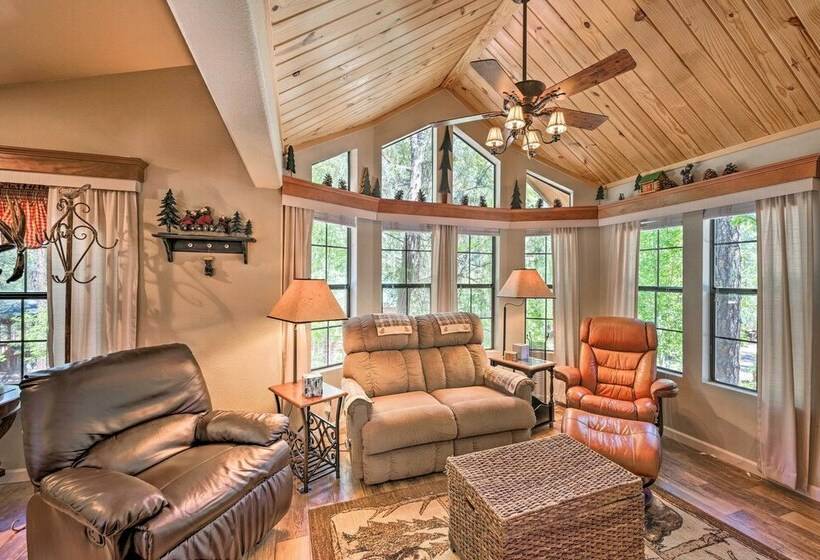 Near Hikes: Cabin W/ Furnished Deck In Show Low