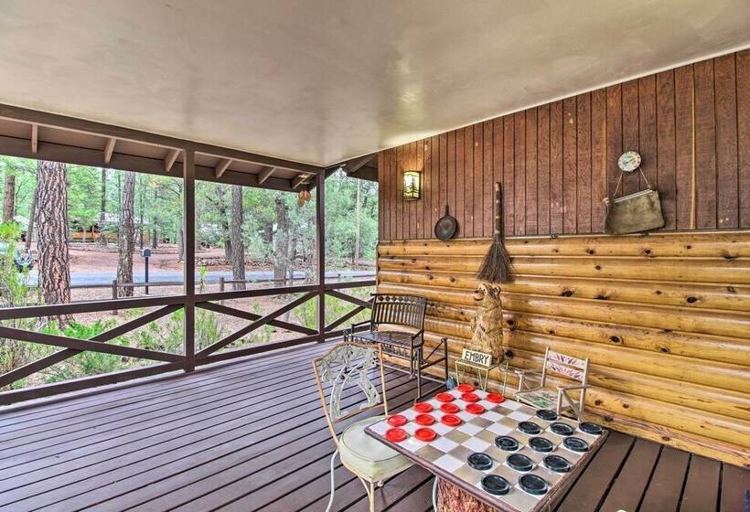 10 Mi To Show Low: Pinetop Lakeside Family Cabin!