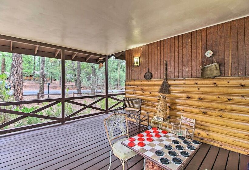 10 Mi To Show Low: Pinetop Lakeside Family Cabin!
