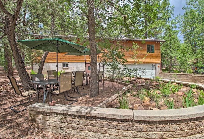 10 Mi To Show Low: Pinetop Lakeside Family Cabin!