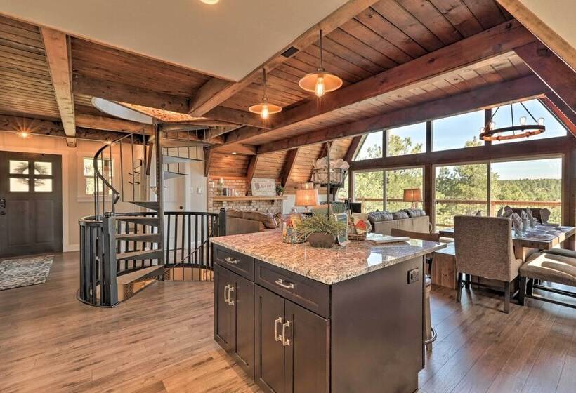 Flagstaff A Frame Cabin W/ Deck & Lovely Views!
