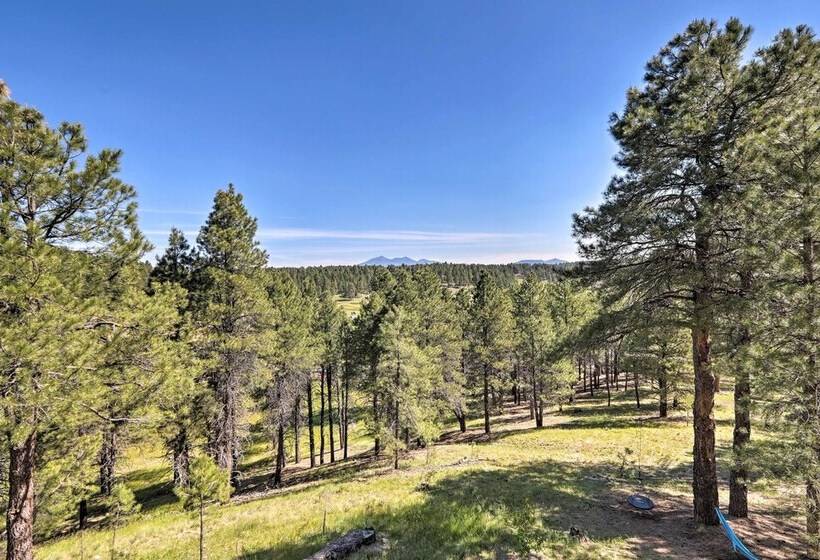 Flagstaff A Frame Cabin W/ Deck & Lovely Views!