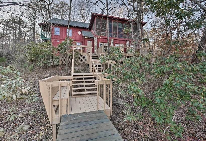 Spacious Waterfront Retreat W/ Dock & Hot Tub