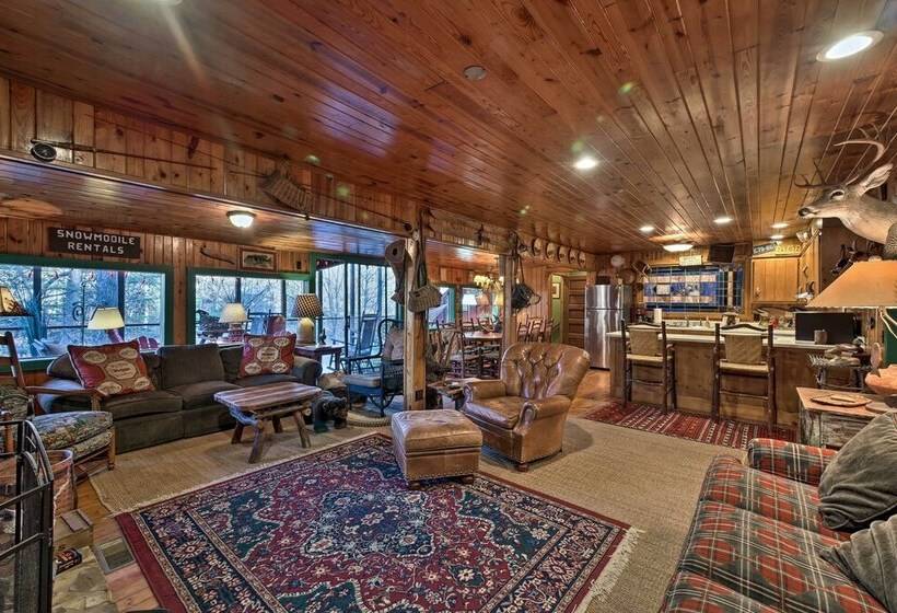 Spacious Waterfront Retreat W/ Dock & Hot Tub