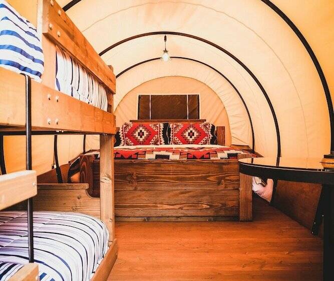 The Big Texan   Cabins And Wagons