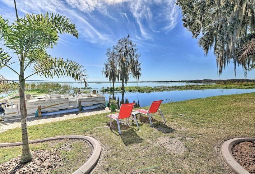 The Bougainvilla  W/ Boat Slip On Lake Istokpoga!
