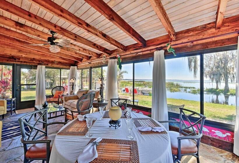 The Bougainvilla  W/ Boat Slip On Lake Istokpoga!