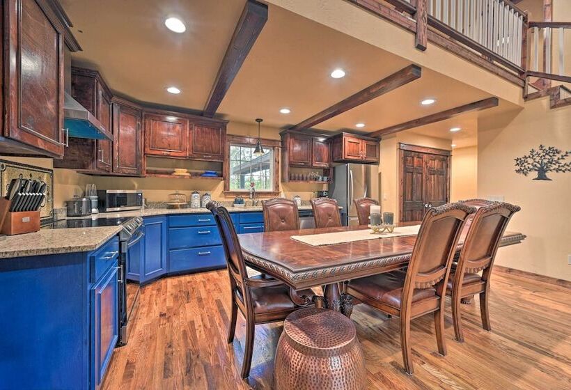 Tudor Style Broken Bow Cottage W/ Hot Tub & Decks!