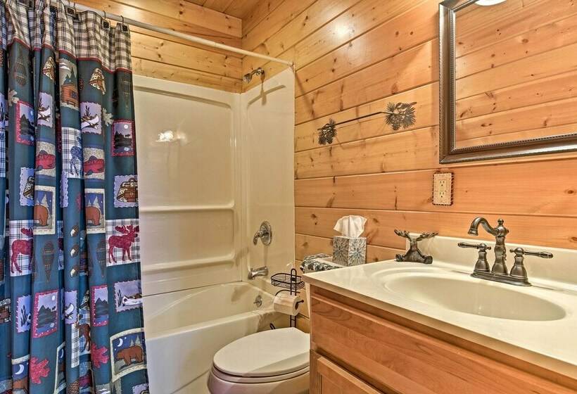 Waterfront Mercer Cabin W/ Wraparound Porch!