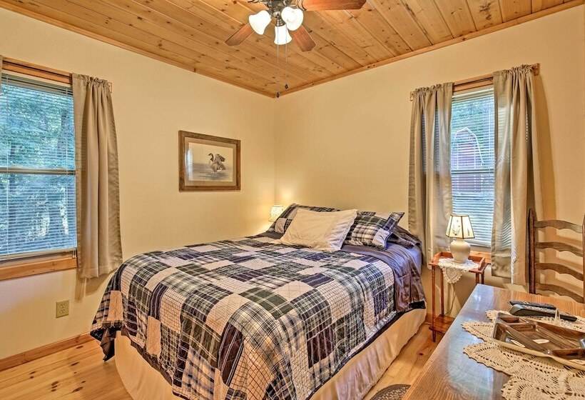 Waterfront Mercer Cabin W/ Wraparound Porch!