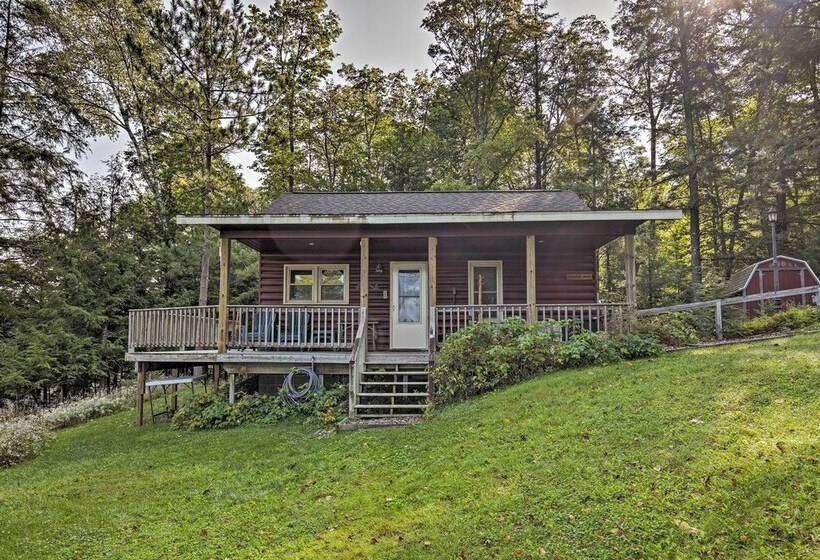 Waterfront Mercer Cabin W/ Wraparound Porch!