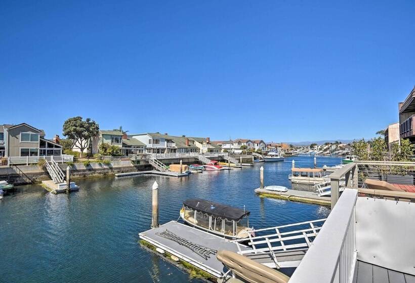 Waterfront Oxnard Escape W/ Kayaks & Dock!