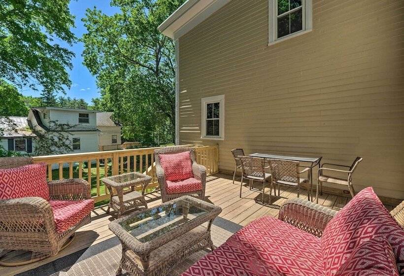 Bright Lake Winnipesaukee Home   Walk To Town