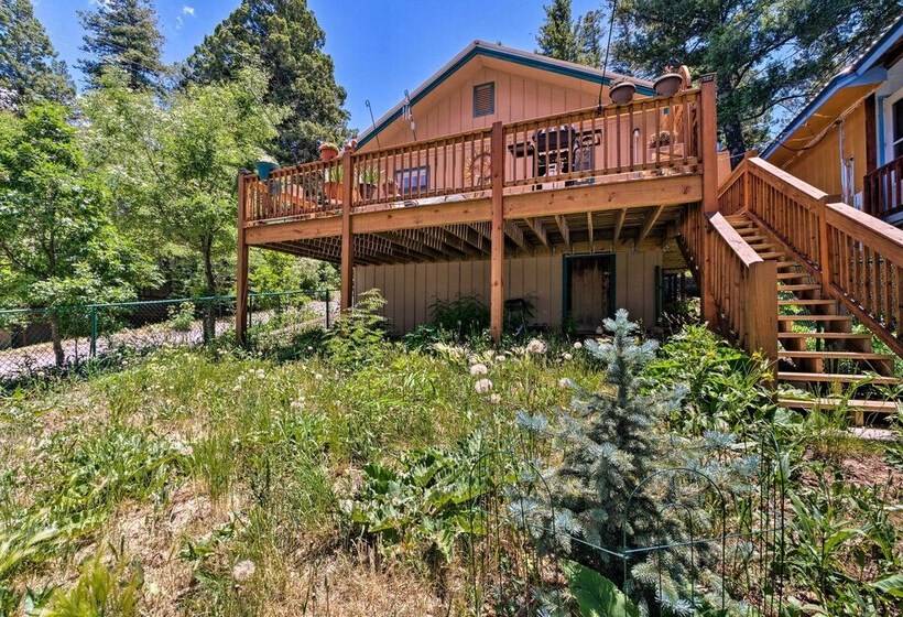 Cabin W/ Deck 3 Mi To Ski Cloudcroft & Hiking