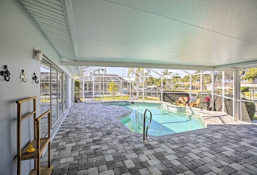 Canalfront Cape Coral Home With Dock & Bbq!