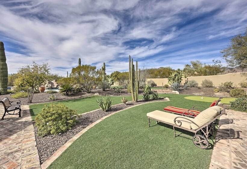 Cave Creek Oasis W/ Putting Green, Spa & Mtn View!
