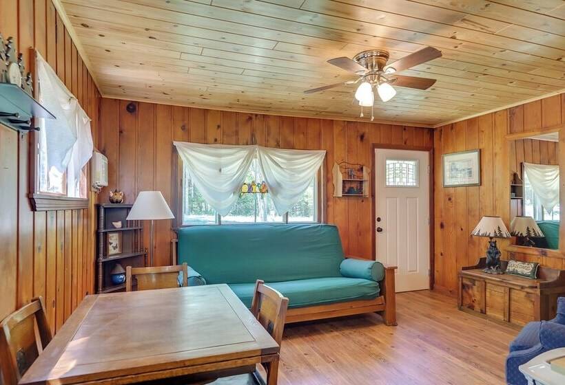 Charlevoix Cabin W/ Patio & Grill   Steps To Lake!